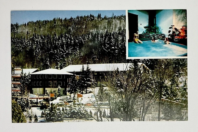 1970S THE LODGE Mount Mt Snow West Dover Vermont Roman Whirl Pool VTG