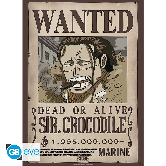 ABYSTYLE GBEye - ONE PIECE Poster Wanted Blackbeard (52x38cm) - la