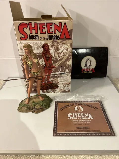 Sheena Queen of the Jungle 9.75" Statue ReelArt Studios Dark Horse Irish McCalla