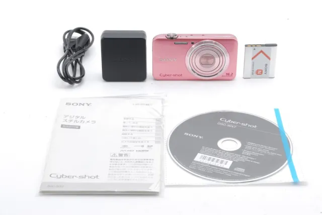 [ MINT ] Sony Cyber Shot Dsc-Wx7 Digital Camera Pink From JAPAN