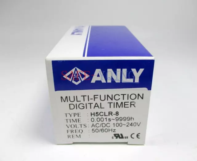 NEW 1PC ANLY Time Relay H5CLR-8 100-240V #WD6
