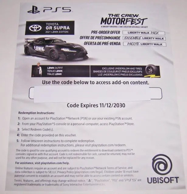 THE CREW MOTORFEST SPECIAL EDITION (PlayStation 5, PS5) $50.74 - PicClick