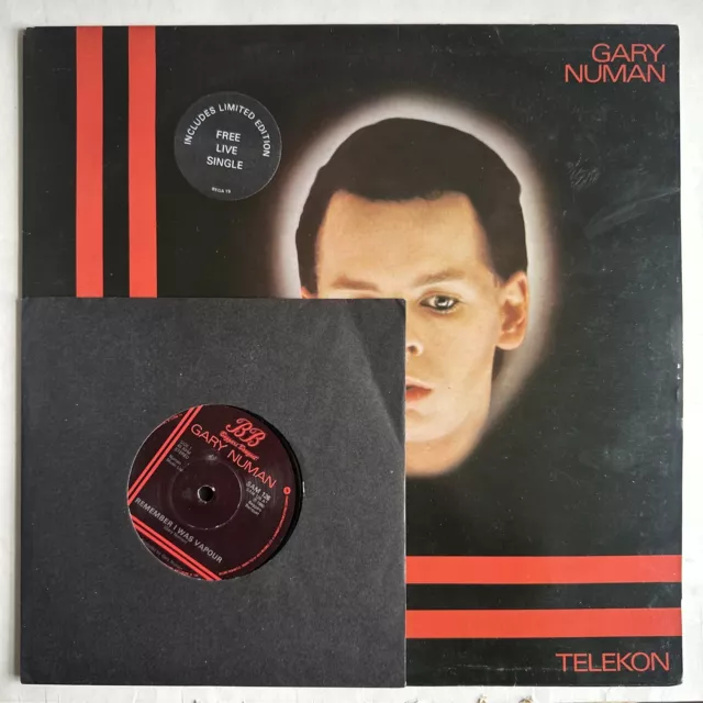 Gary Numan Telekon Vinyl Lp Beggars Banquet Uk 1980 Plus 7” Please Read