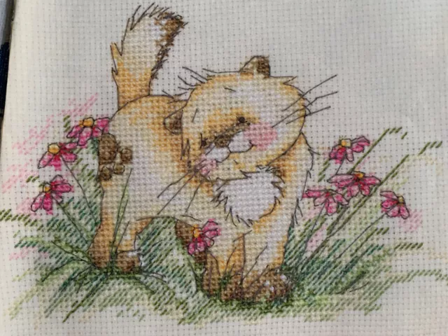 Coats Crafts Solo The Cat Welcome Solo cross stitch Design chart