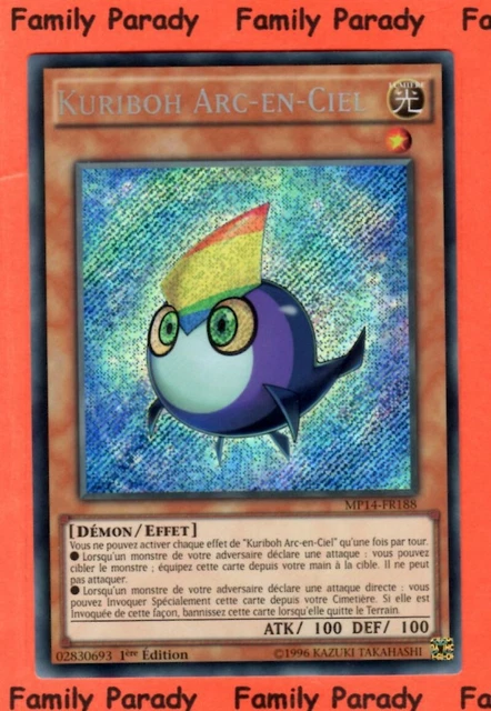 Kuriboh Arc en Ciel MP14-FR188 Carte YuGiOh Secret Rare neuve 1ère Ed