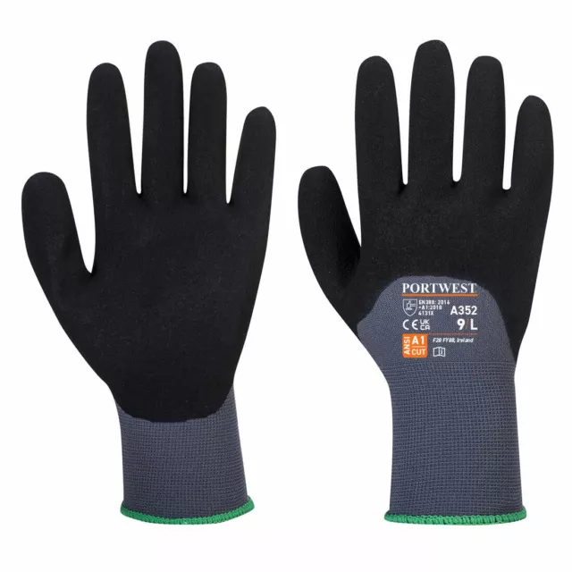 Portwest A352 Dermiflex Ultra Safety Gloves - PU/Nitrile Foam