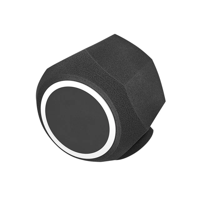 Filtre Acoustique écran Microphone HIQIU F2 - Éponge Insonorisante 20x20x17 Cm, Réduction Bruit Ambiant, Anti-pop - 4