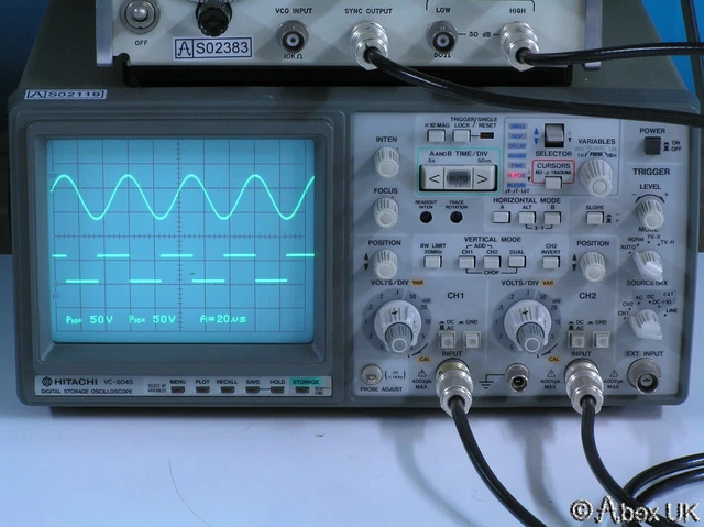 Hitachi VC-6045 Digital/Analogue Oscilloscope 2 Channel 100MHz