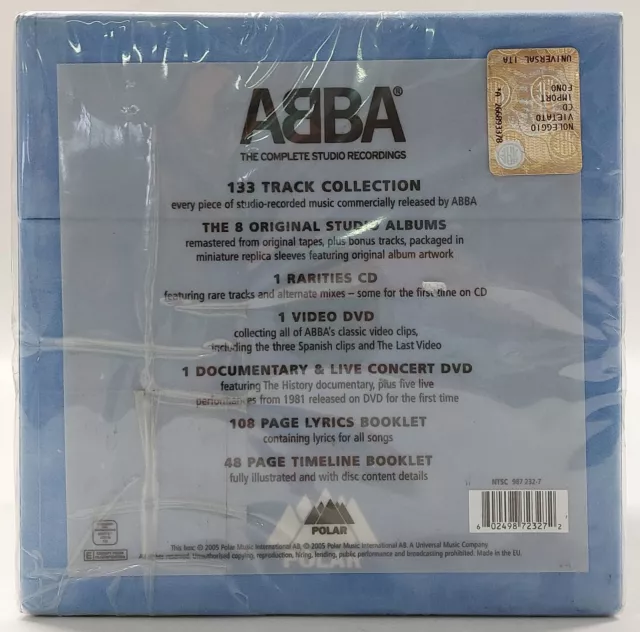 EBOND ABBA – The Complete Studio Recordings BOXSET 9xCD + 2xDVD ZA-001008 3