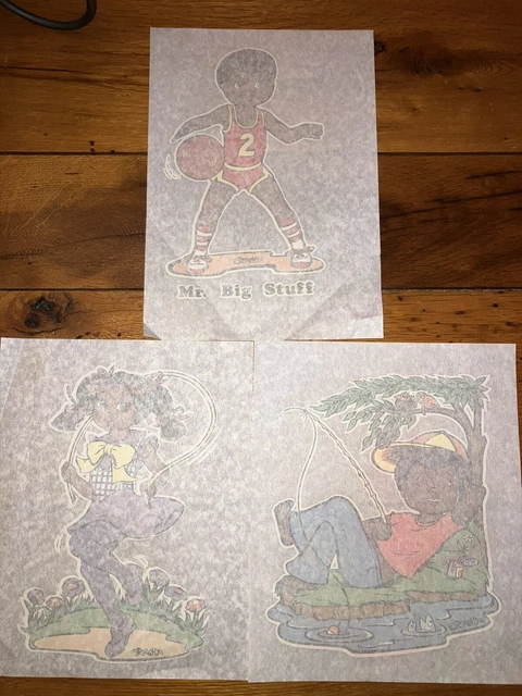 Lot Of 3 Vintage 1974 Roach Iron On Heat Transfer New Old Stock