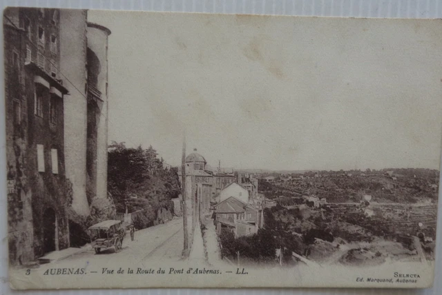 Carte Postale Ancienne Aubenas - Vue Générale Du Couvent Des Frères Maristes (Ardèche)