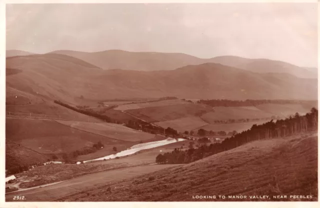 R272424 Looking to Manor Valley Near Peebles. 2912. A.R. Edwards and Son. Post C
