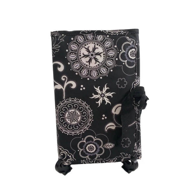 Thirty One Onyx Medallion Trifold FOLD N GO Tablet Organizer w/ Notepad Thirty One Onyx Medallion Trifold FOLD N GO Tablet Organizer w/ Notepad