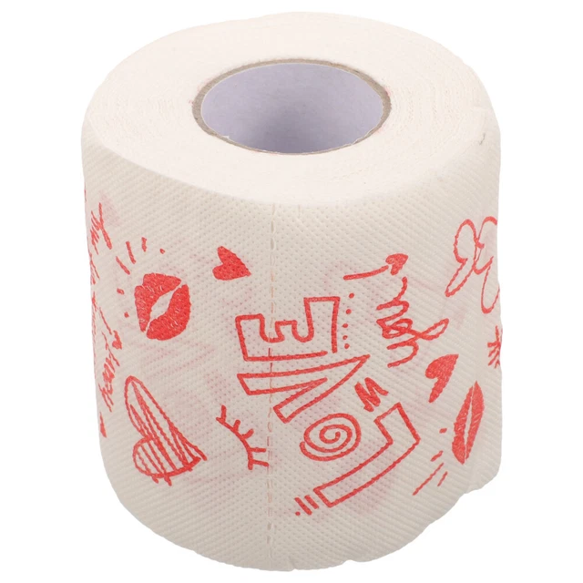 1 rotolo carta igienica stampata una tantum carta igienica San Valentino carta igienica San Valentino