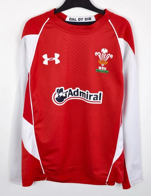 Galles 2010 2011 Rugby Union Long avec Manches Chemise S Men Jersey Under Armour