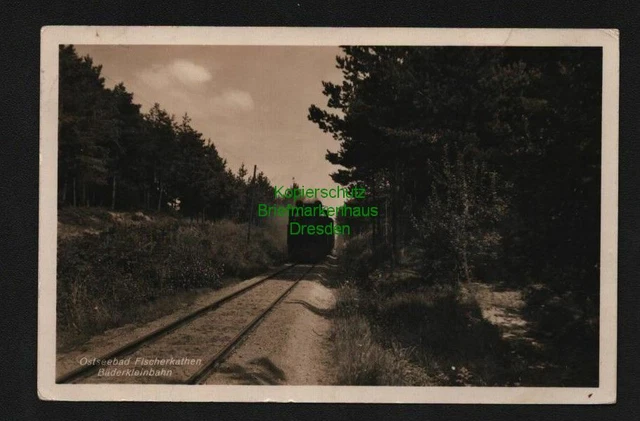 137957 AK Ostseebad Fischerkathen bei Rewahl Reval Bäderkleinbahn Pogorzelica