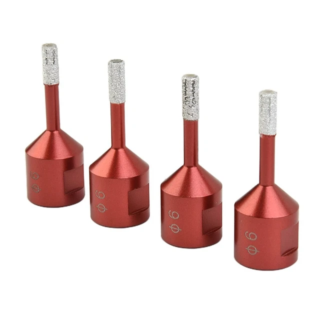 Forets Diamant Sec 4pcs 6mm + 1 Foret Carbure Pour Céramique, Carrelage, Granit