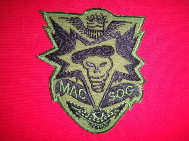 US 5th Special Forces Group MACV-SOG Team Vietnam War Subdued Patch