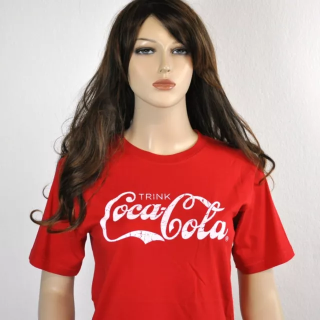 Coca-Cola Coke T-shirt classic rot  - Retro Style Logo