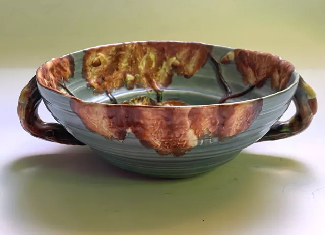 Carlton Ware ‘Night Oak’ Two handled ceramic bowl -  circa 1933