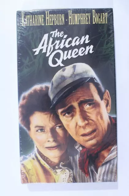 NEW VHS MOVIE The African Queen Humphrey Bogart Katherine Hepburn ...