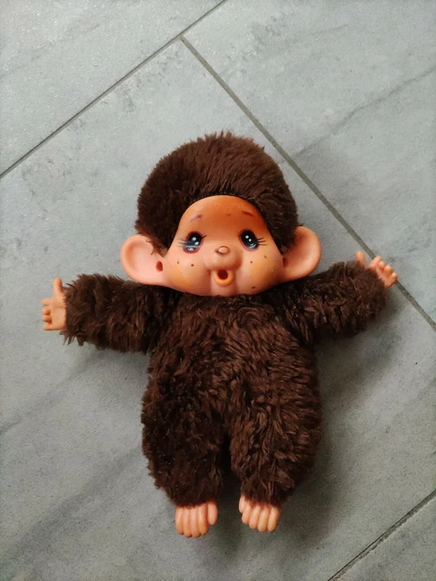 Doudou Kiki - Monchhichi Sekiguchi - Peluche Vintage - Super état