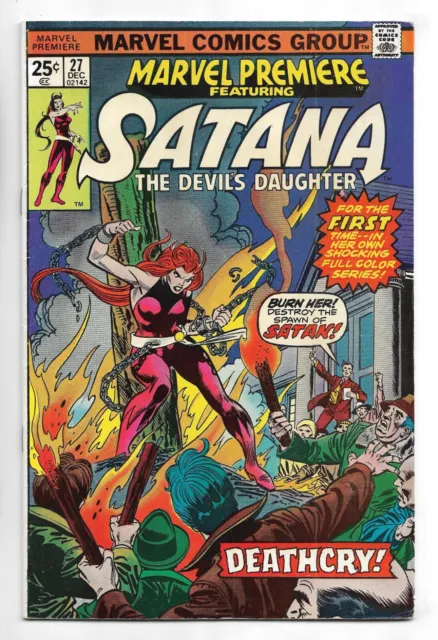 Marvel Premiere #27 Marvel Comics 1975 The Tribe art / Featuring Satana