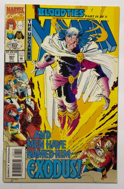 The Uncanny X-Men Dec 1997 #307 Marvel Bloodties Part Iv Of V Featuring Exodus