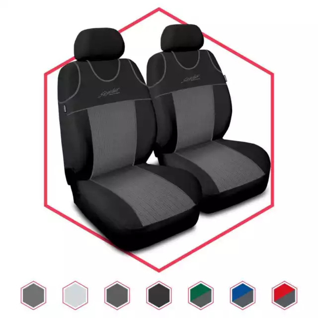 Autositzbezüge Universal Schonbezüge Sitzauflage PKW 1+1 Vorne für Seat Ibiza