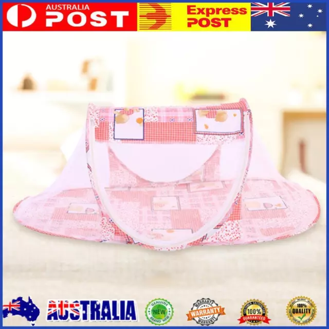 Baby Accessories Foldable Crib Netting Bedding for Newborn Infant (Red)