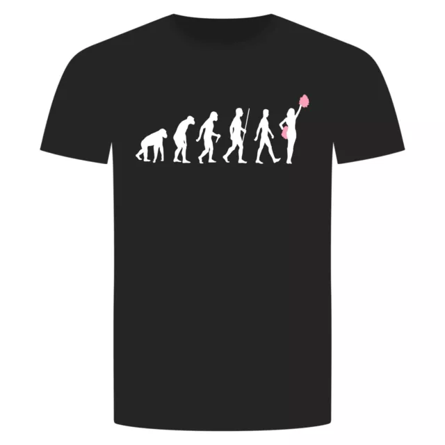 Evolution Cheerleader T-Shirt - Cheerleading Tanzen Dance Champion