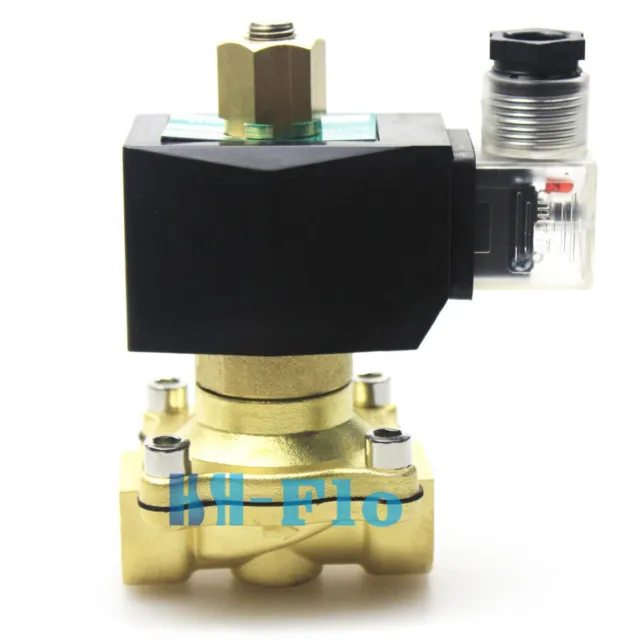 Normally Open 1/2" NPT AC220V-240V Electric Solenoid Valve for Gas Water Air 3
