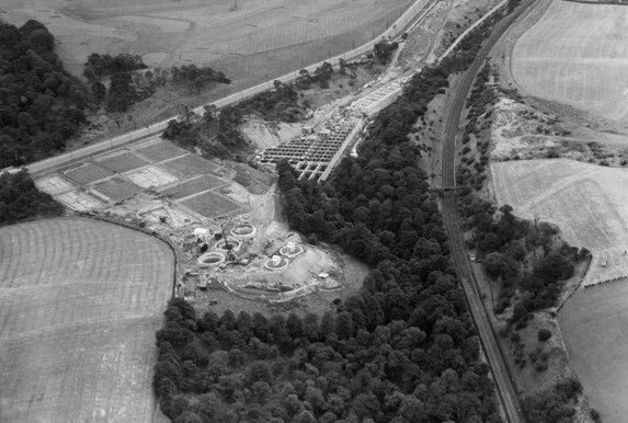 Sewage Purification Plant, Glasgow Road, Coatbridge Scotland 1930s OLD PHOTO 4