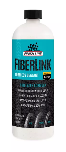 Finish Line Fiberlink Pro Latex Tyre Sealant 32Oz