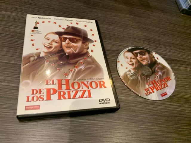 El Honor de Los Prizzi DVD Jack Nicholson Kathleen Turner Anjelica Houston