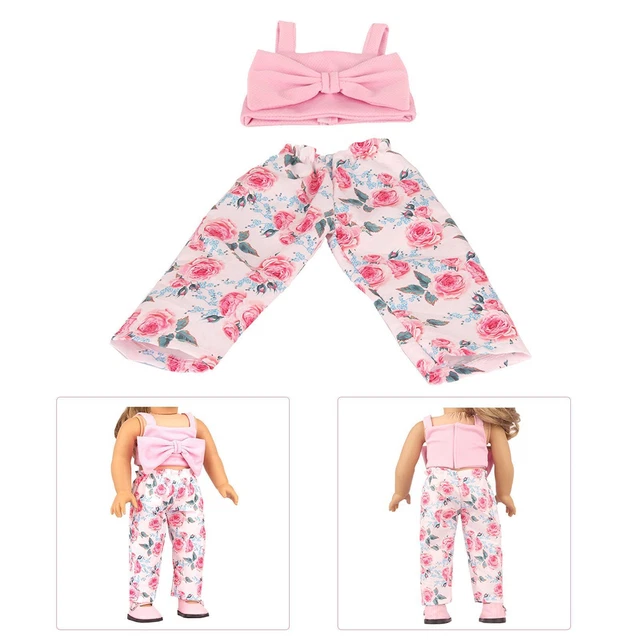 Mini 18 "vestiti per Bambole Bambini Finta Giocattoli Regali Fai Da Te Vestiti