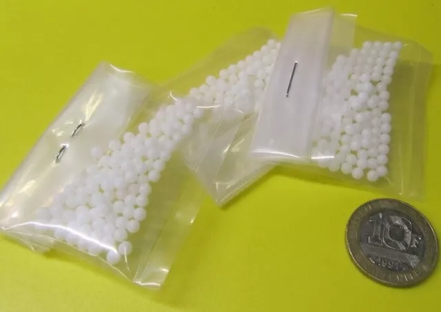 Delrin Acetal Balls POM White, (1/8) .125" Diameter, 300 Balls