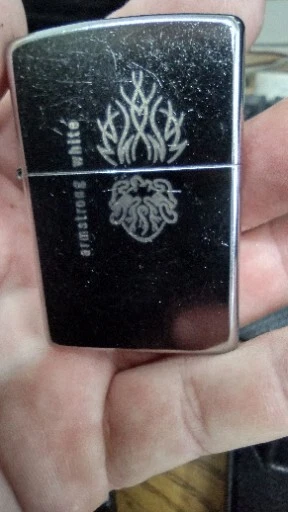 Zippo Lighter #207 - NOS December 2017 - Street Chrome Finish - Laser Etched