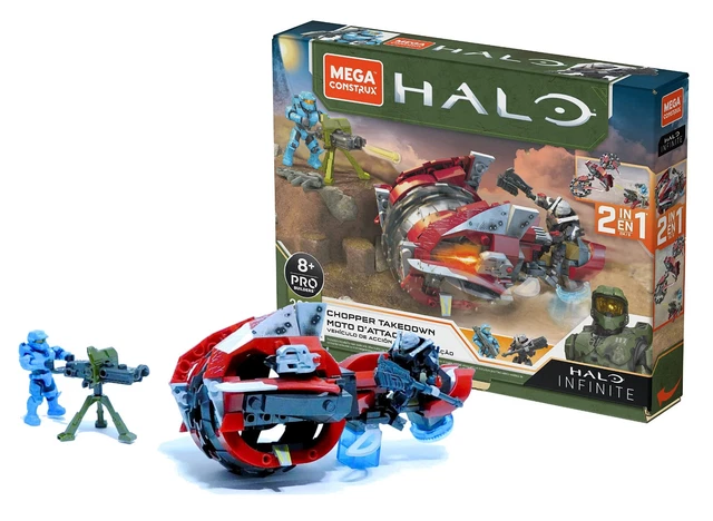 MEGA CONSTRUX HALO Infinite Chopper Takedown NEW 203 Pieces MiniFigs 2