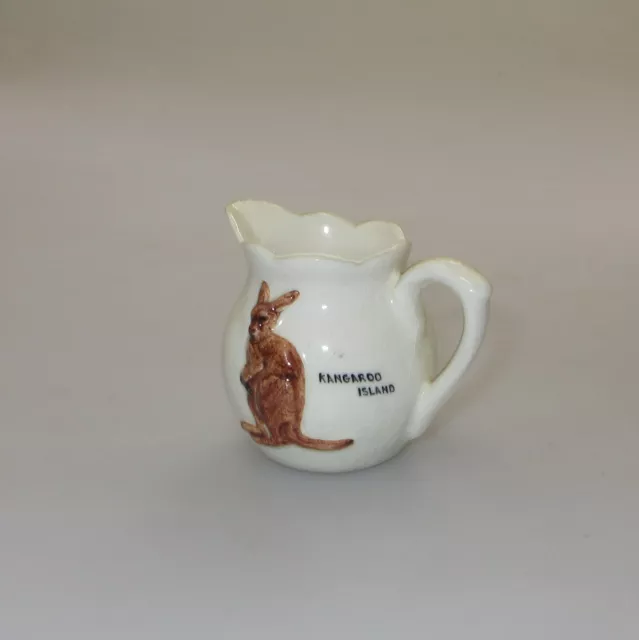 Rose Noble Souvinir Jug Australian Pottery Kangaroo Island