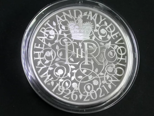 Official Royal Mint 5oz Silver (.999) Proof £10 Coin, 95th Birthday of the Queen