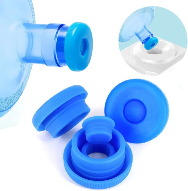 5 Gallon Water Jug Cap Reusable - Water Bottle Caps Fits 55mm Bottles,Silicon...