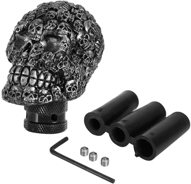 Skull Head Manual Gear Stick Shifter Knob Shifter Lever Handle Car Accessories
