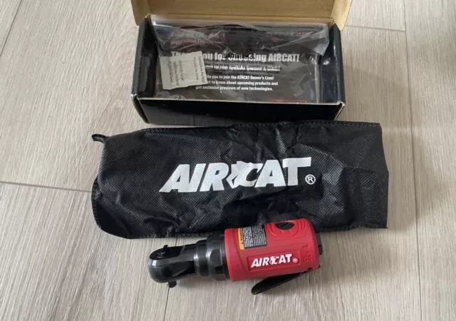 AirCat Pneumatic Tools 807-25: Mini Palm Ratchet 300 RPM, 35 ft-lbs Maximum T...