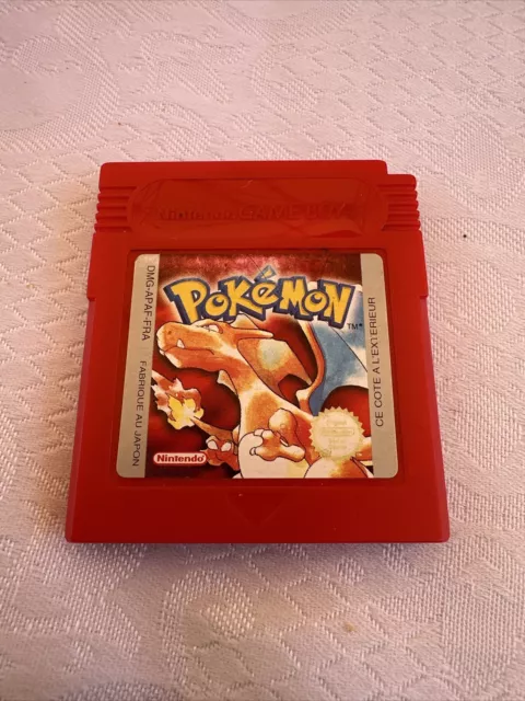 Cartouche Seule Pokémon Rouge Gameboy Original Fat Pal Français