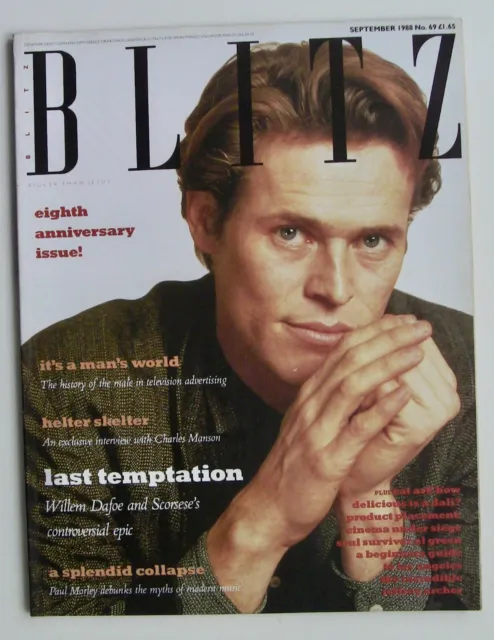Blitz magazine N°69 1988 Charles Manson Willem Daffoe Depeche Mode