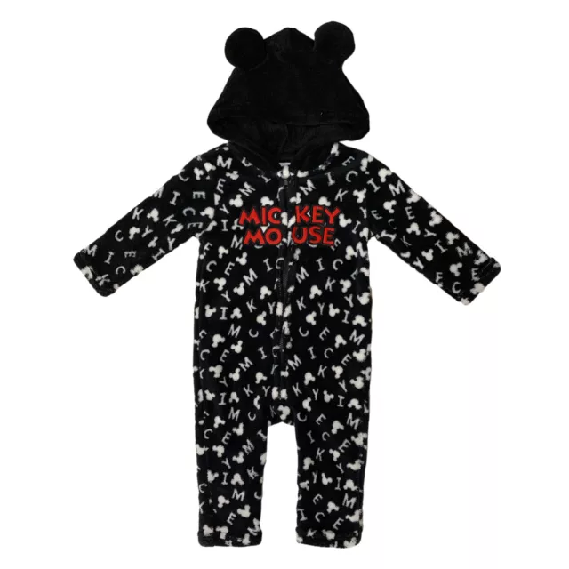 Body neonato Disney Mickey Mouse tutina Pagliaccetto in pile bimbo 3419