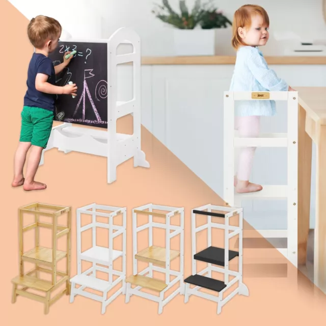 Torre de aprendizaje Montessori silla infantil antivuelco c/s pizarra a elegir