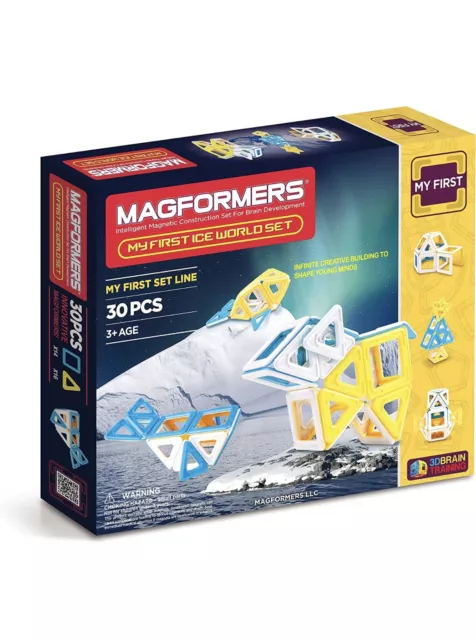 Magformers My First Ice World (30-pieces) Set Magnetic Building Blocks
