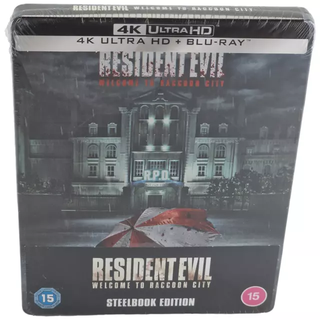 Resident Evil: Welcome to Raccoon City 4K Ultra HD + Blu-ray  SteelBook Zavvi B